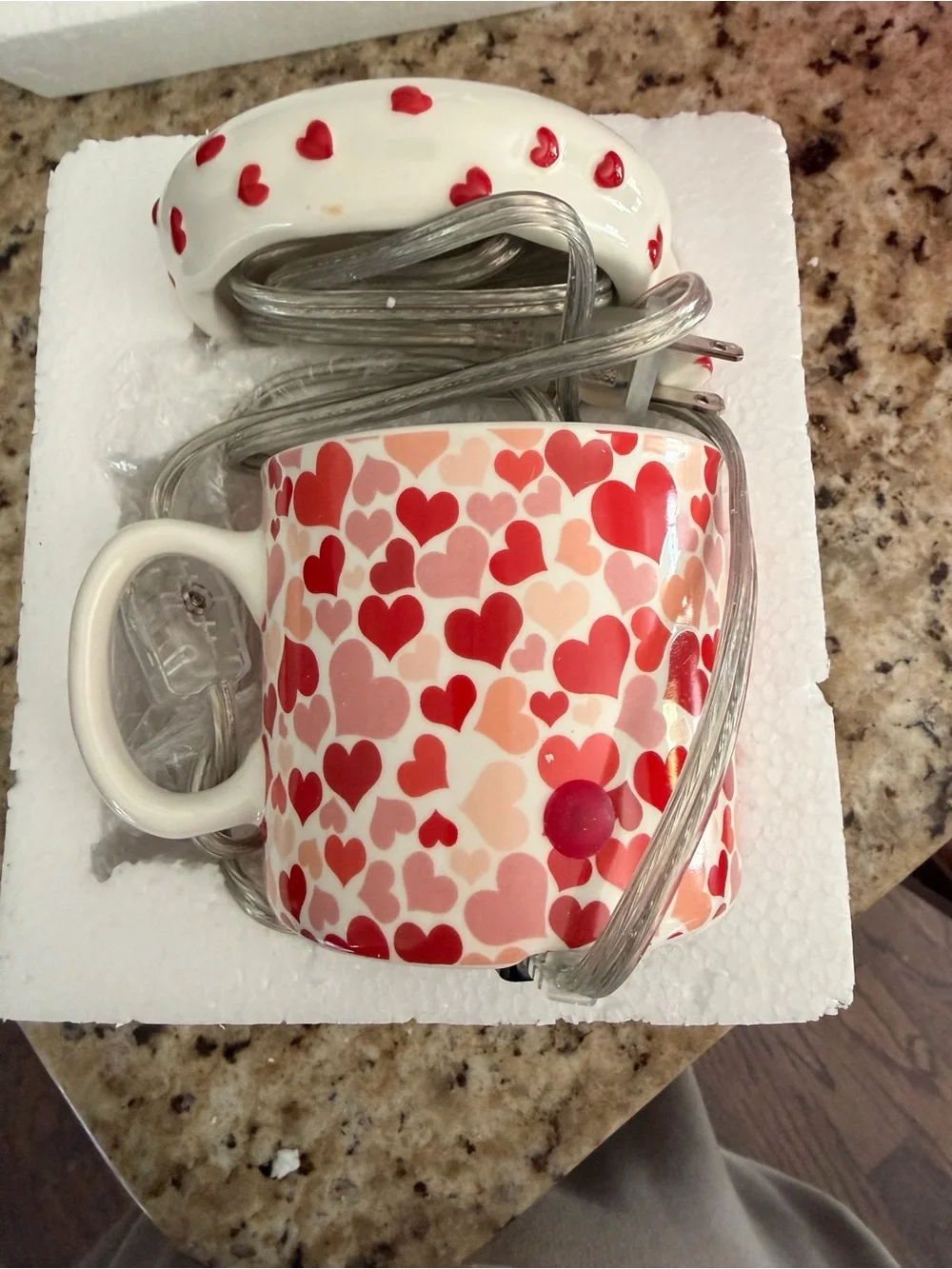 Pink Zebra Cup of Love Simmer Pot - Bright Pink Packaging